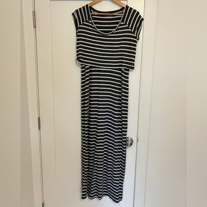 A Pea In The Pod Nursing Maternity Maxi Dress, Size M
